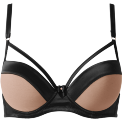 reggiseno sofia balconette intrecci raso e tulle