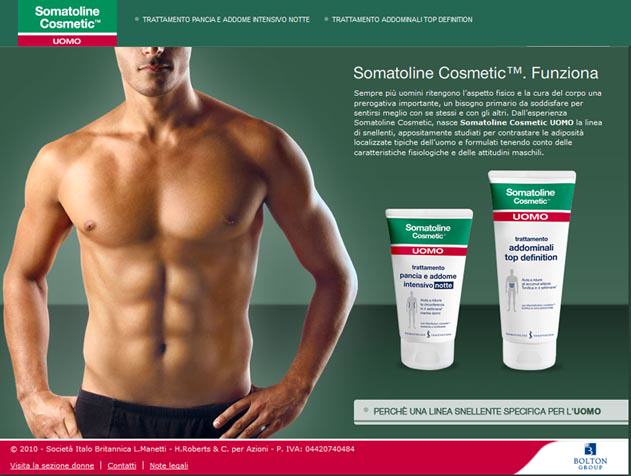 somatoline cosmetic uomo
