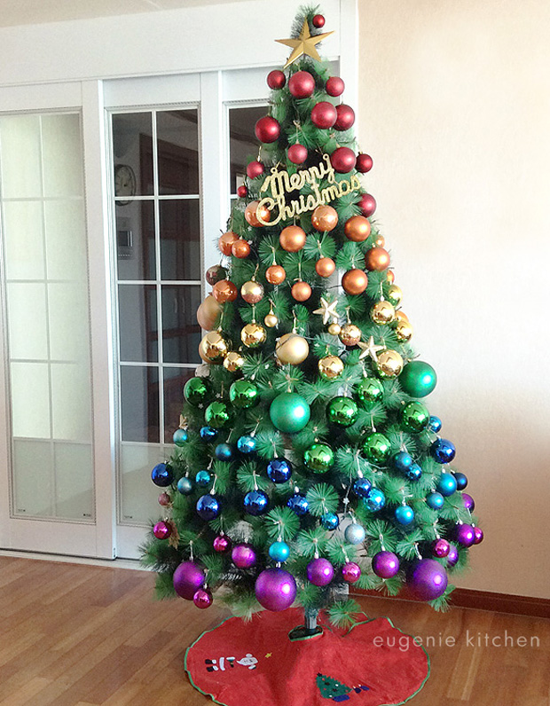 albero natale arcobaleno