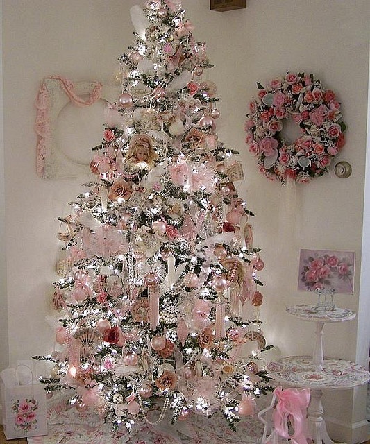 albero natale shabby chic
